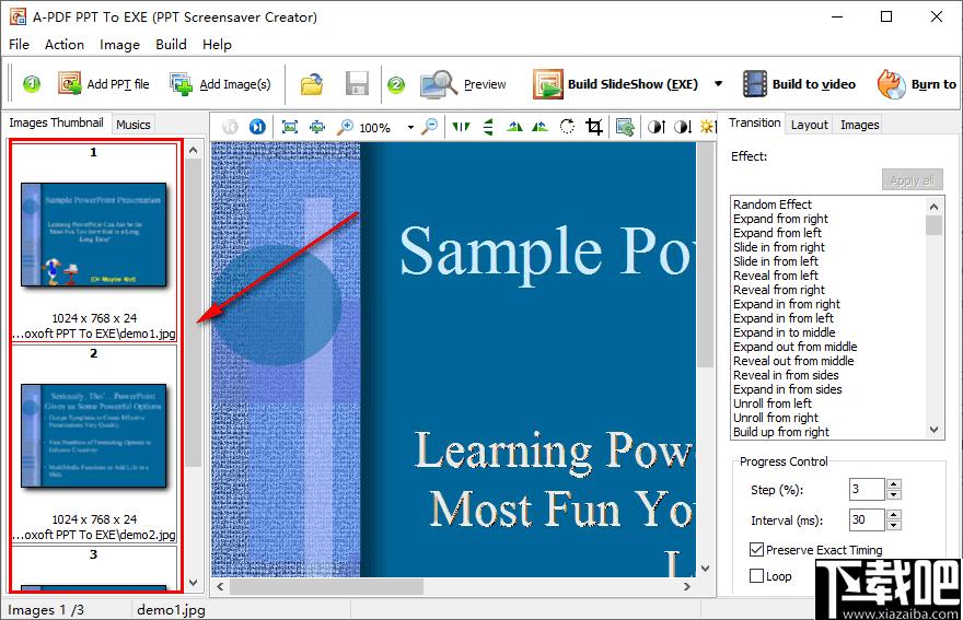 Boxoft PPT to EXE下载,幻灯片,动画制作