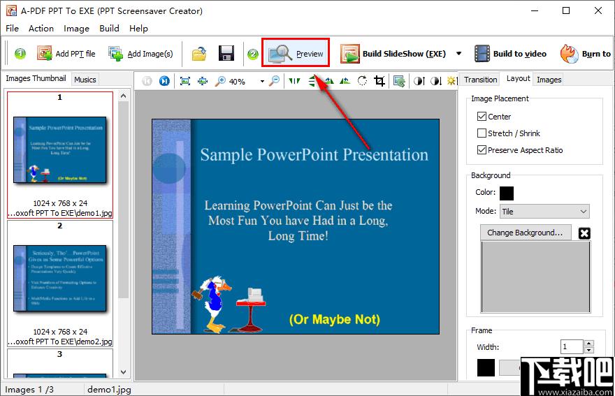 Boxoft PPT to EXE下载,幻灯片,动画制作